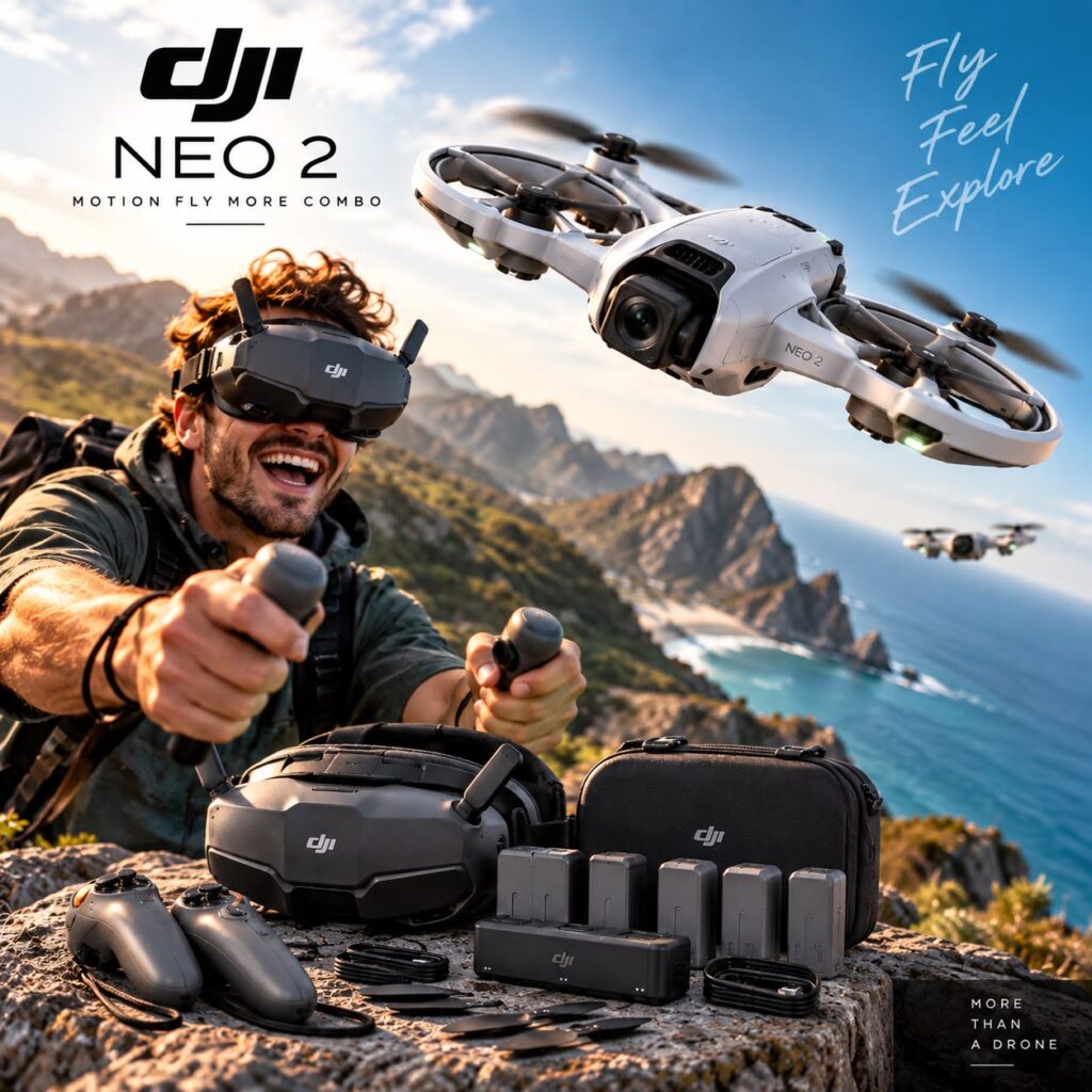 DJI Neo 2 Motion Fly More Combo - with goggles