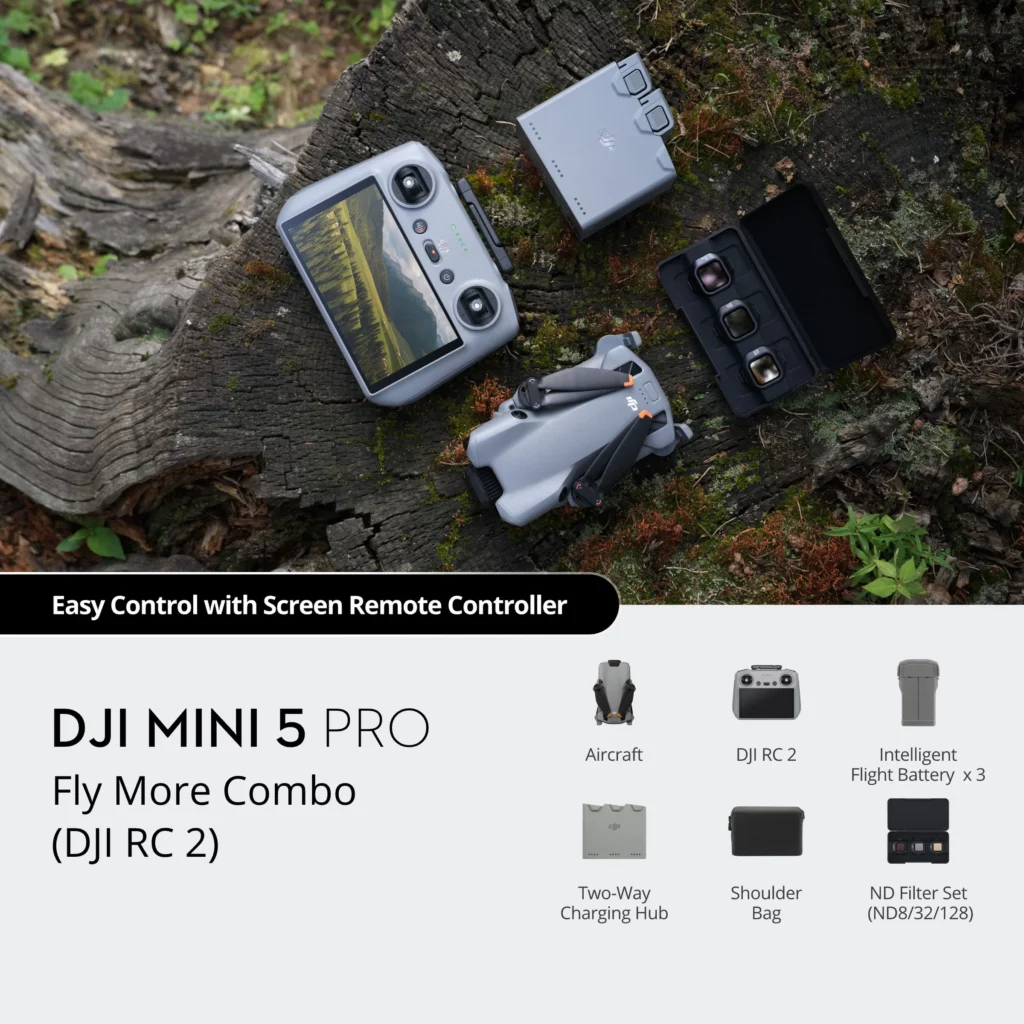 DJI Mini 5 Pro Fly More Combo (DJI RC 2) or Canon PowerShot G7 X Mark III