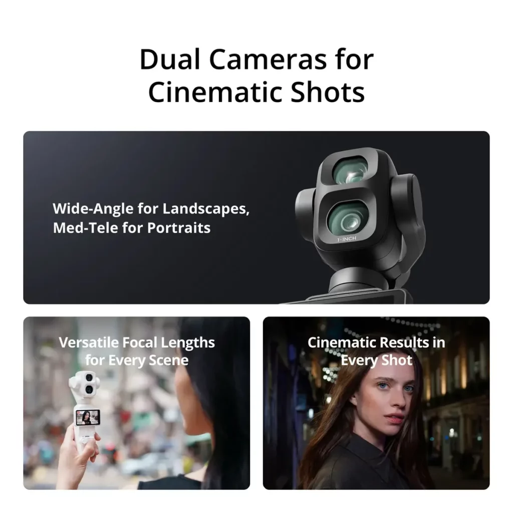 DJI Osmo Pocket 4P Handheld Gimbal Camera - OR - DJI Neo 2 Motion Fly More Combo with goggles